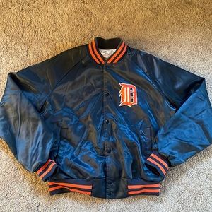 Vintage 90s Chalkline Detroit MLB lions Jacket size Medium